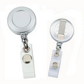 Silver Retractable Badge Holder